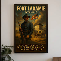 Fort Laramie Key To Western Expansion Poster