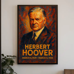 Herbert Hoover Presidential Term Poster