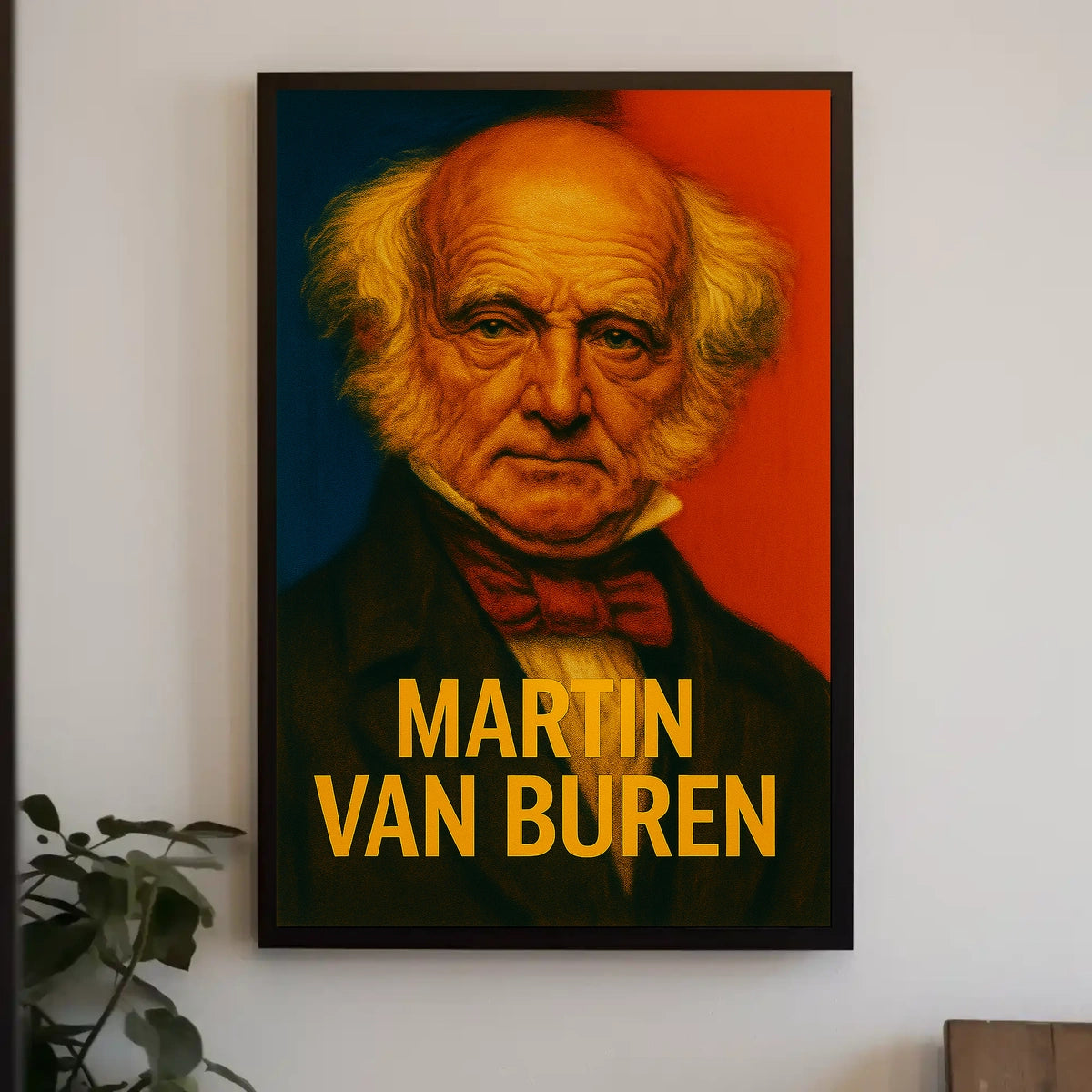 Martin Van Buren Historic Portrait Vintage Wall Poster