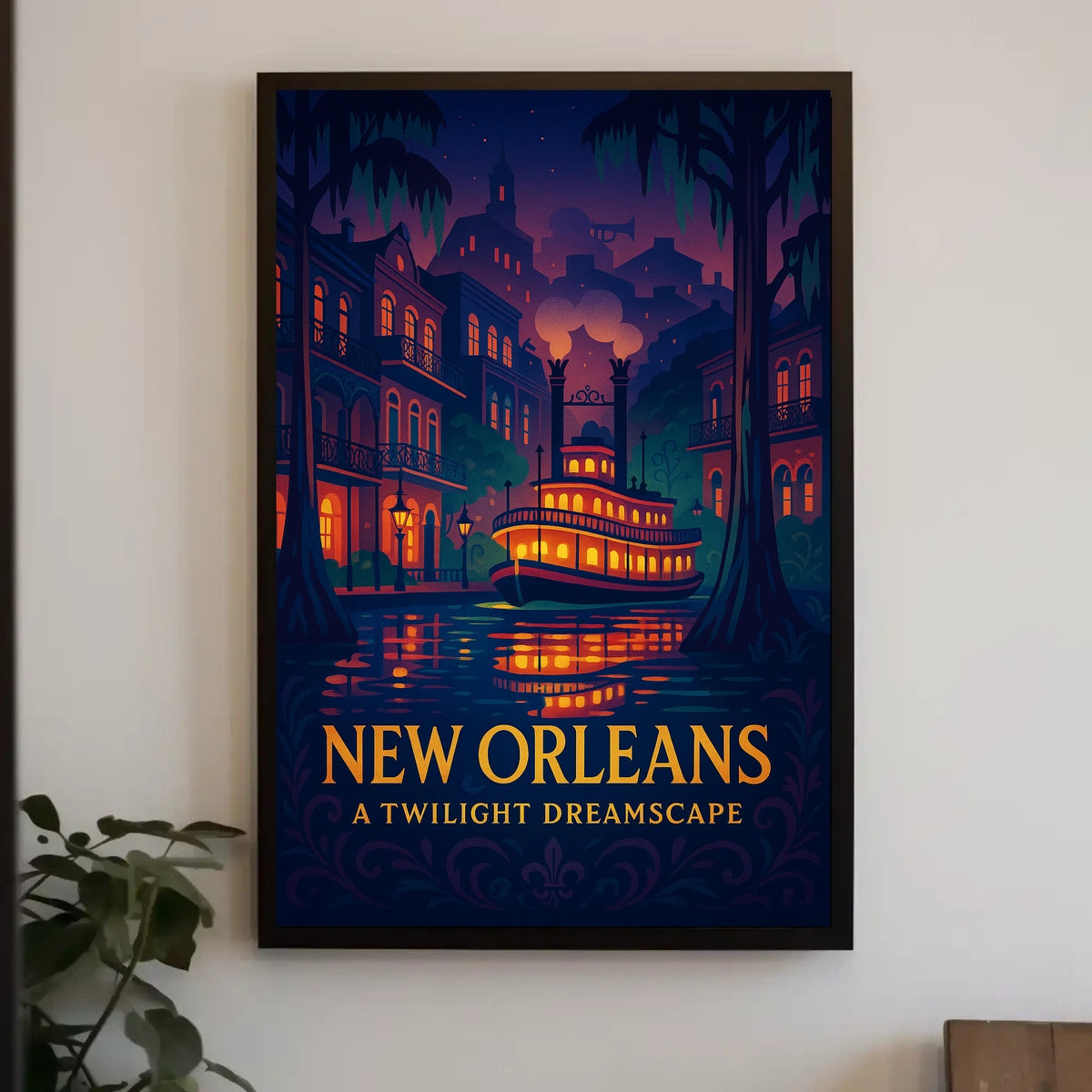 New Orleans A Twilight Dreamscape Poster