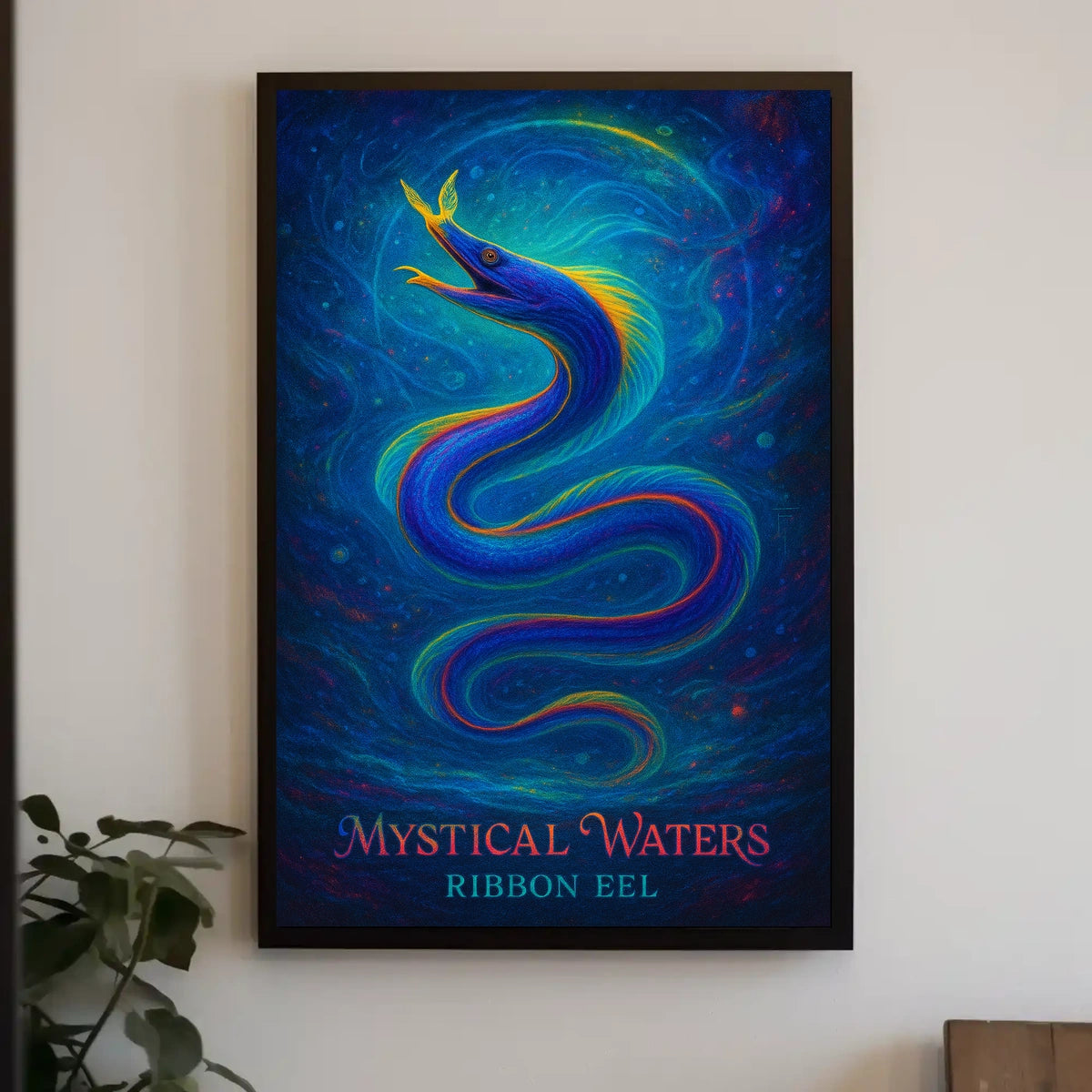 Mystical Waters Ribbon Eel Poster