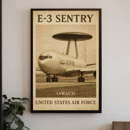 E-3 Sentry United States Air Force Poster