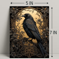The Majestic Raven Poster