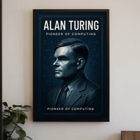 Alan Turing Pioneer of Computing Poster