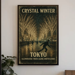 Crystal Winter In Tokyo Poster