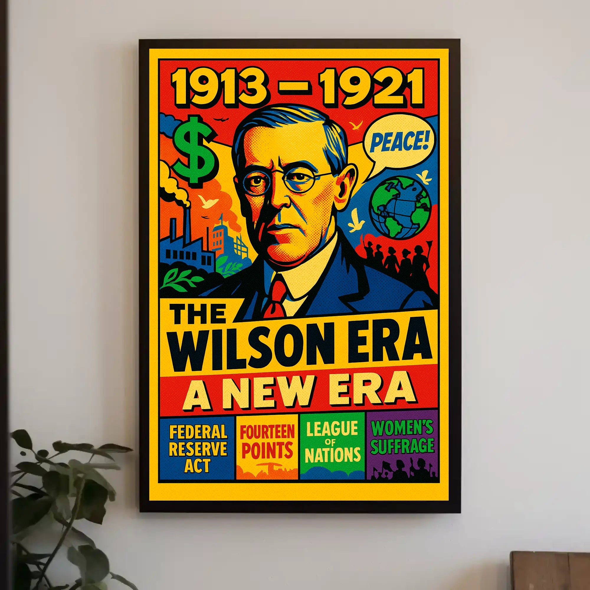 Woodrow Wilson The Wilson Era Poster PosterGoat
