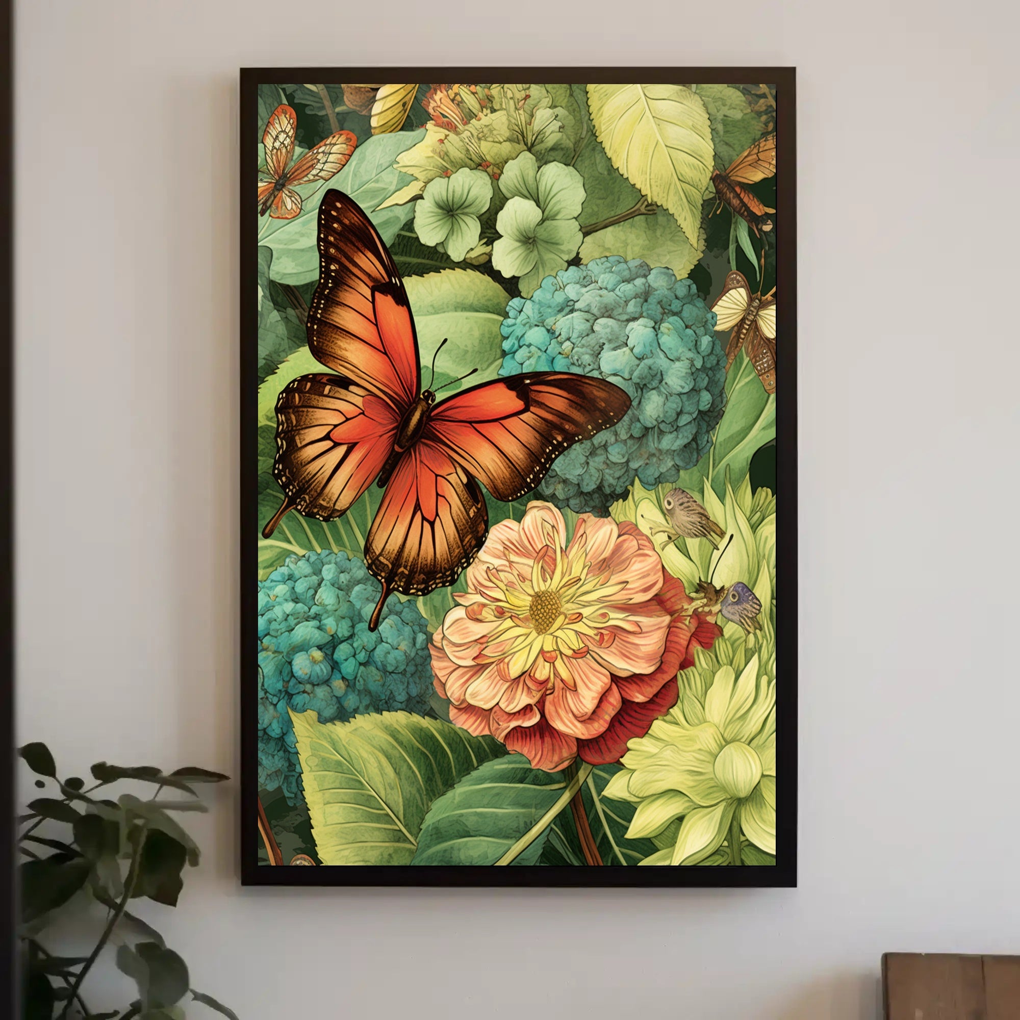 Vibrant Garden Harmony Poster