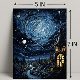 Enchanted Nightscape Poster PosterGoat