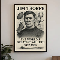 Celebrating Jim Thorpe The Worlds Greatest Athlete Jim Thorpe Poster