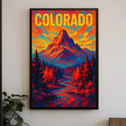 Vibrant Colorado Landscape Poster