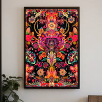 Abstract Art Poster: A Burst of Colorful Imagination