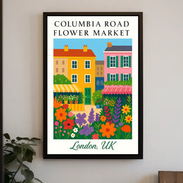Columbia Road Flower Market Poster