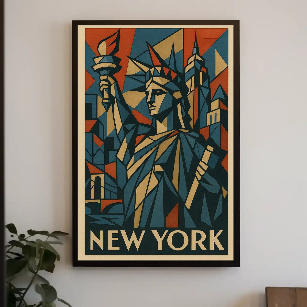 New York Art Deco Tribute Poster