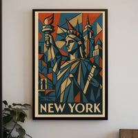 New York Art Deco Tribute Poster