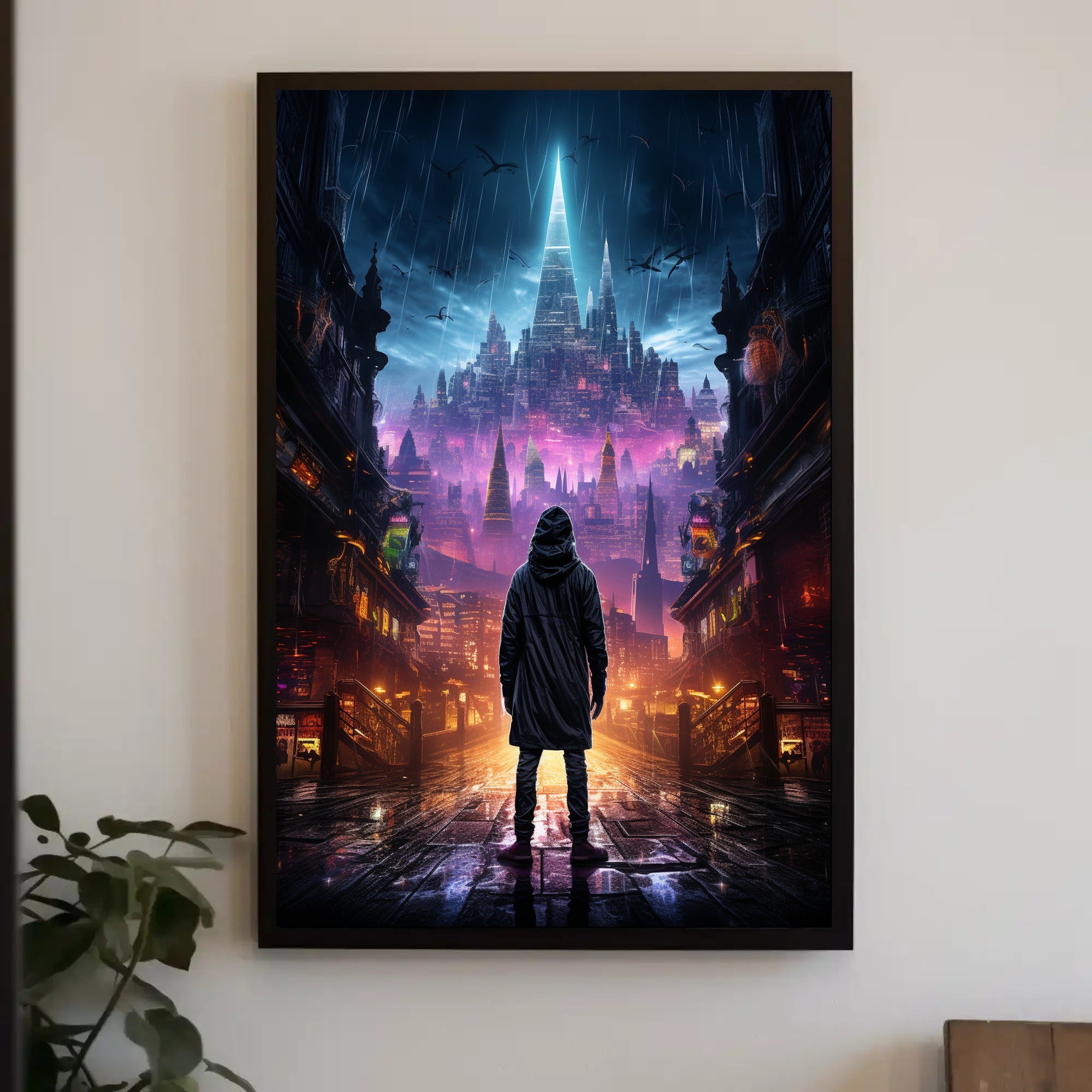 Journey To The Neon City Poster