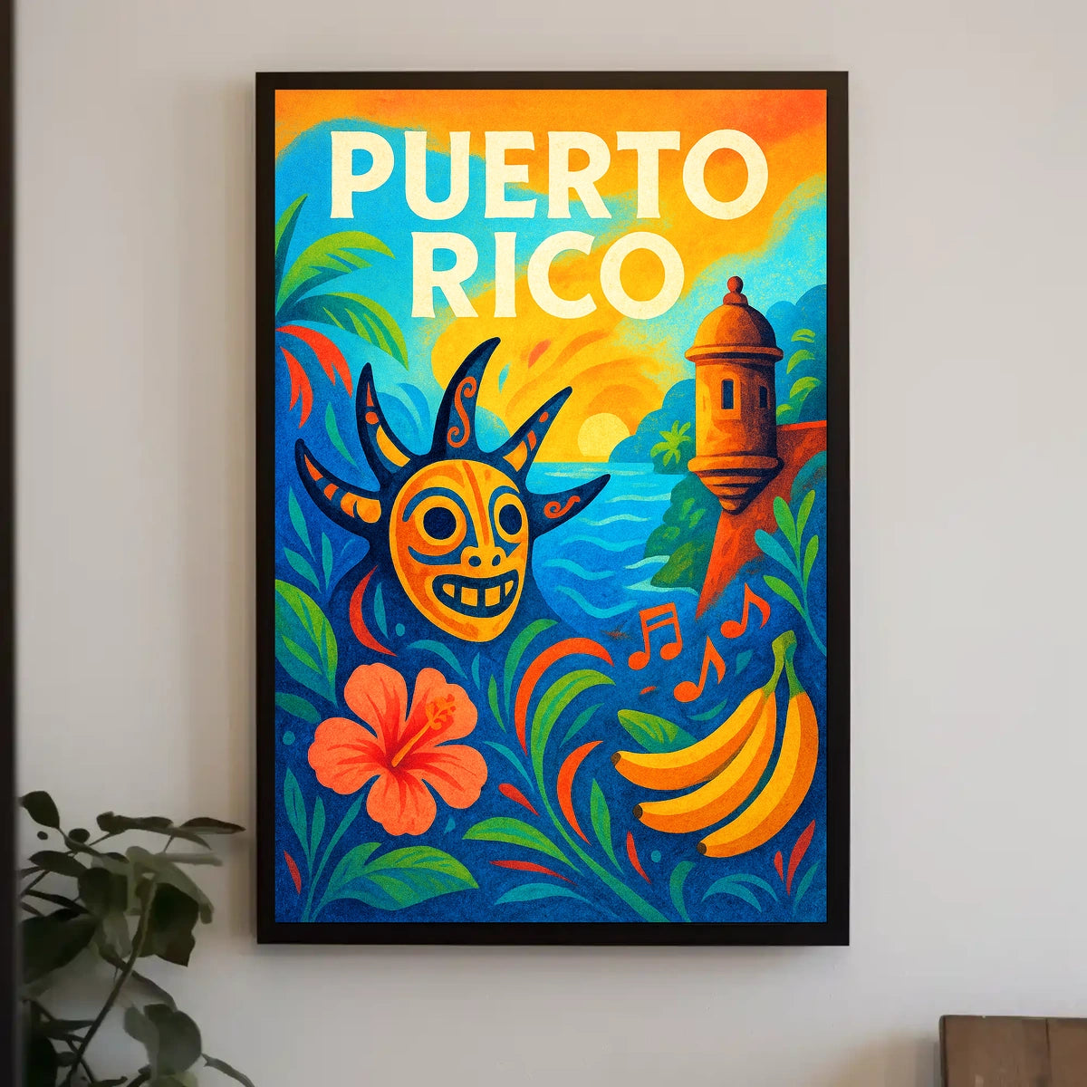 Vibrant Puerto Rico Poster