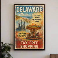Delaware The First State Poster