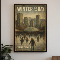 Winter By The Bay Vancouver Poster