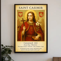 Saint Casimir Poster PosterGoat