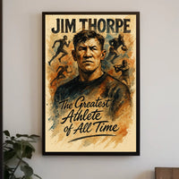 Jim Thorpe Legendary Athlete Tribute Jim Thorpe Poster