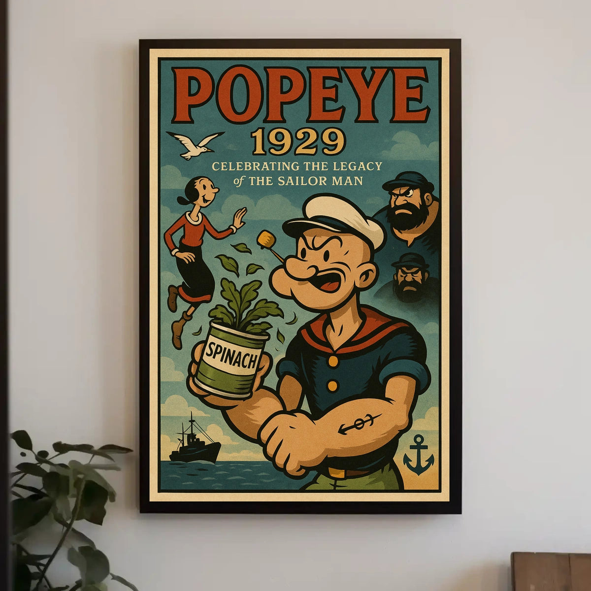 Popeye 1929 Art Poster POP-123