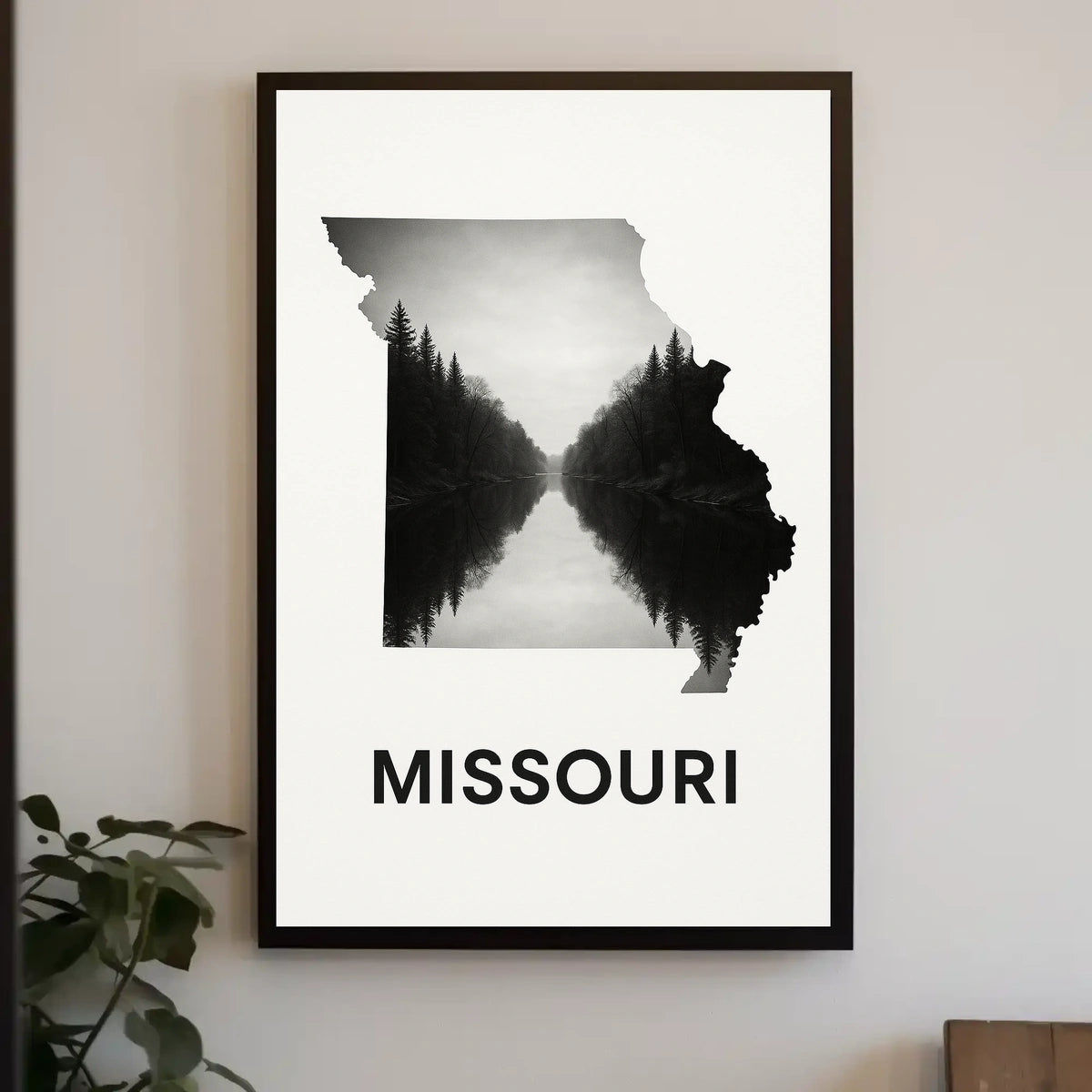 Missouri Landscape Art Poster
