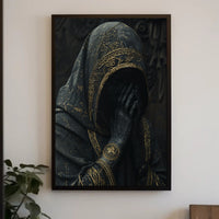 Mystical Dark Robe Fantasy Art Poster Print PosterGoat