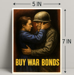 Buy War Bonds Poster PosterGoat