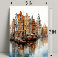 Reflections Of A Canal City Poster