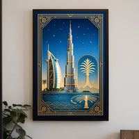 Architectural Wonders of Dubai Poster