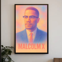 Malcolm X Portrait Poster