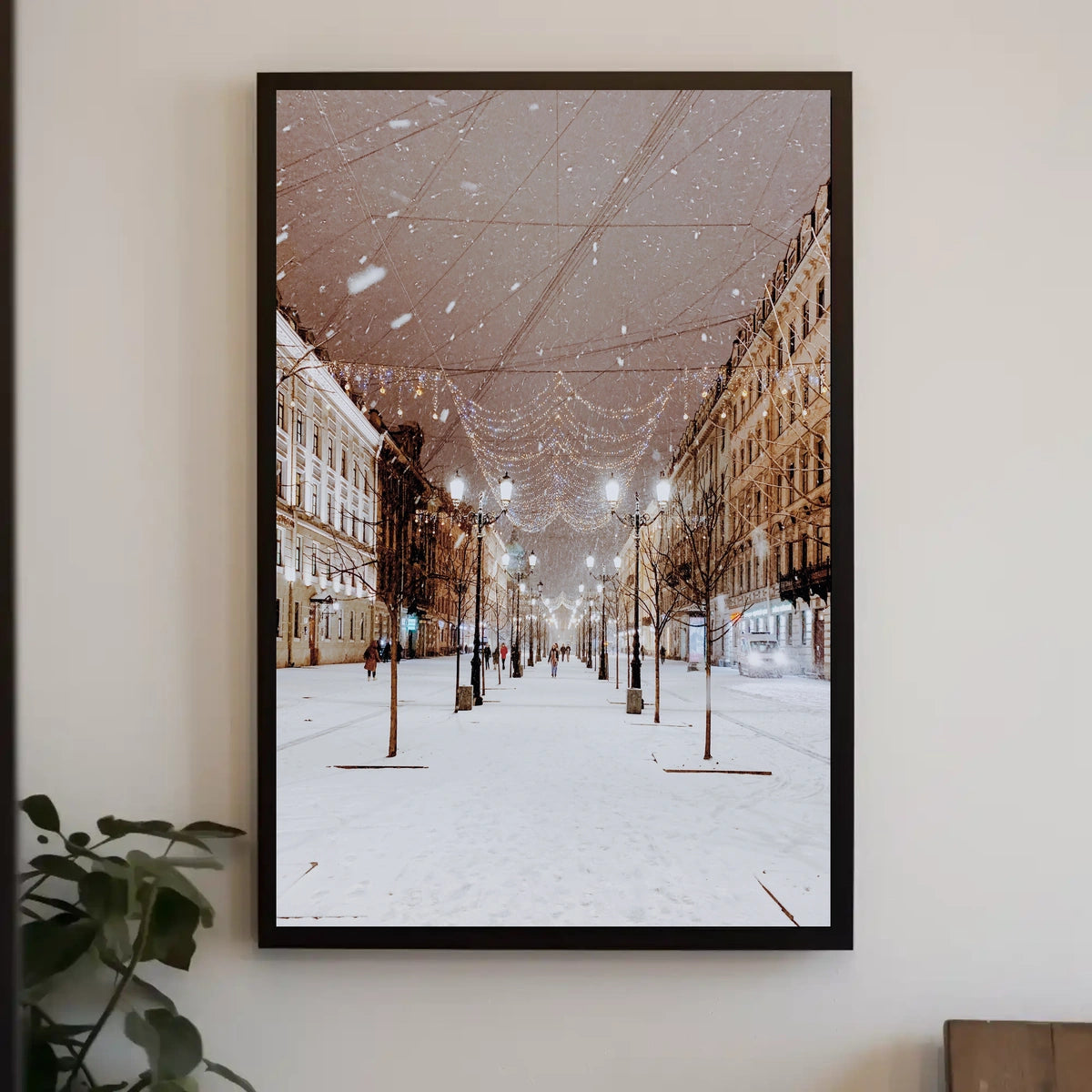 Winter Wonderland Street Poster