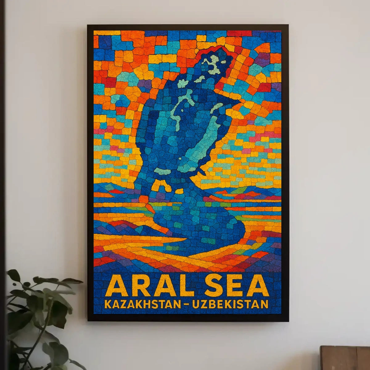 Aral Sea Kazakhstan And Uzbekistan Poster