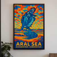 Aral Sea Kazakhstan And Uzbekistan Poster