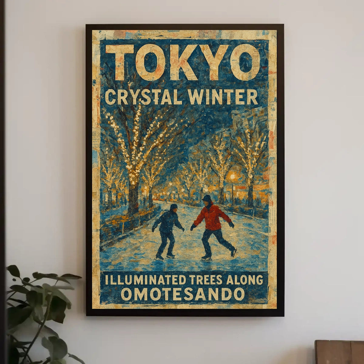 Tokyo Crystal Winter Poster
