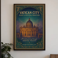 Spiritual Majesty Explore the Eternal City Poster