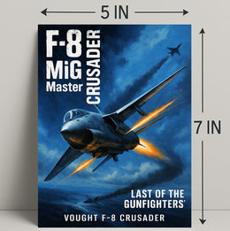 Vought F-8 Crusader Last of the Gunfighters Poster PosterGoat