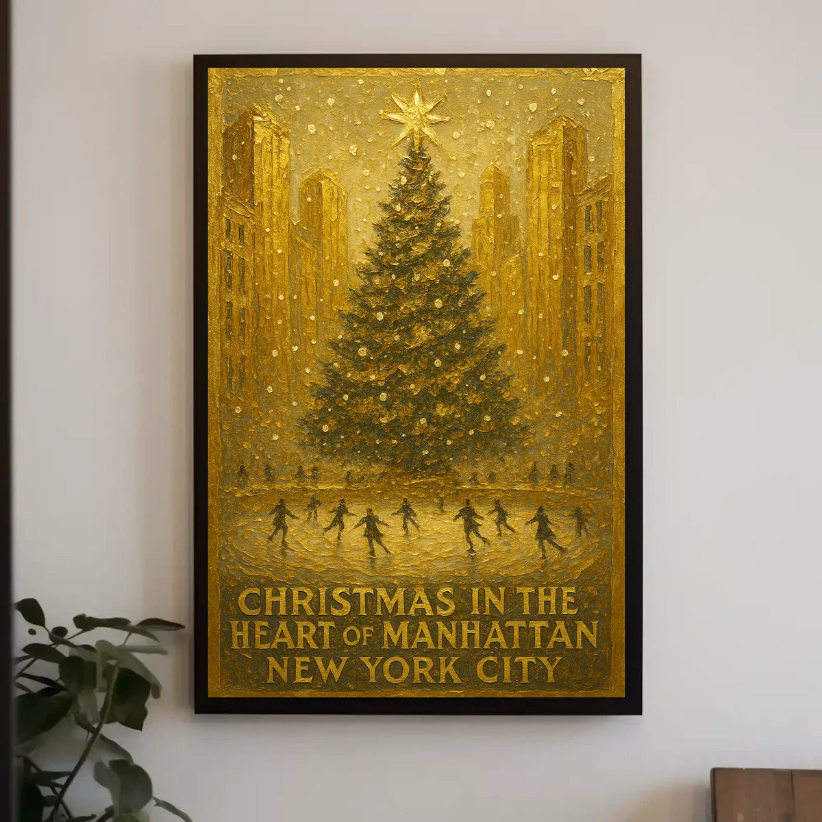 Christmas In Manhattan Poster