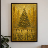Christmas In Manhattan Poster