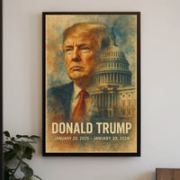 Trump Guardians Republic Patriotic Oil Painting Poster