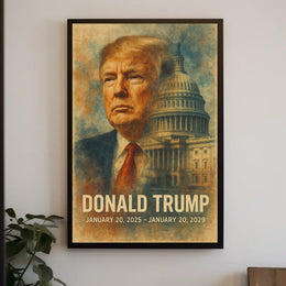Trump Guardians Republic Patriotic Oil Painting Poster