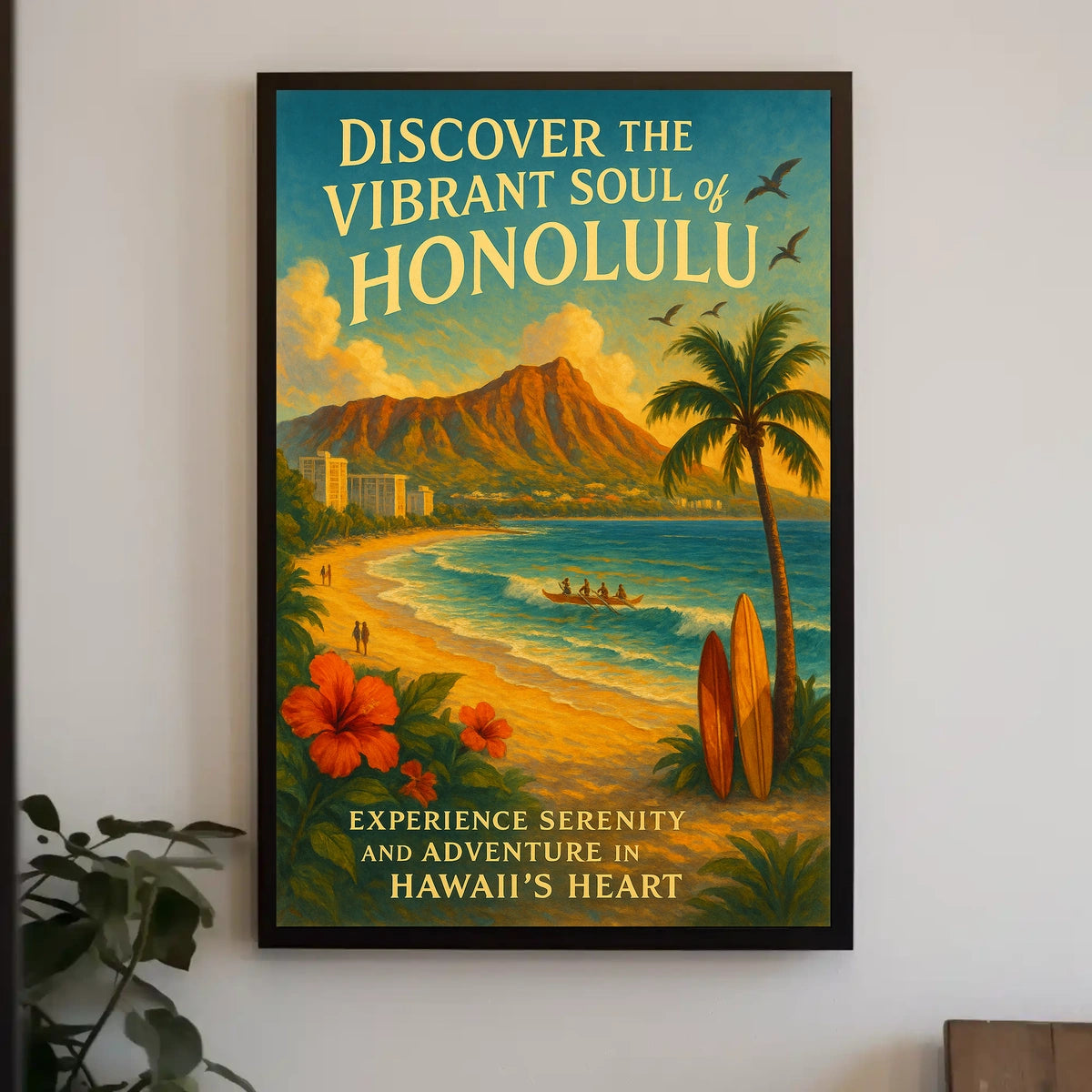 Discover The Vibrant Soul Of Honolulu Poster
