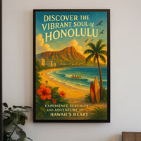 Discover The Vibrant Soul Of Honolulu Poster