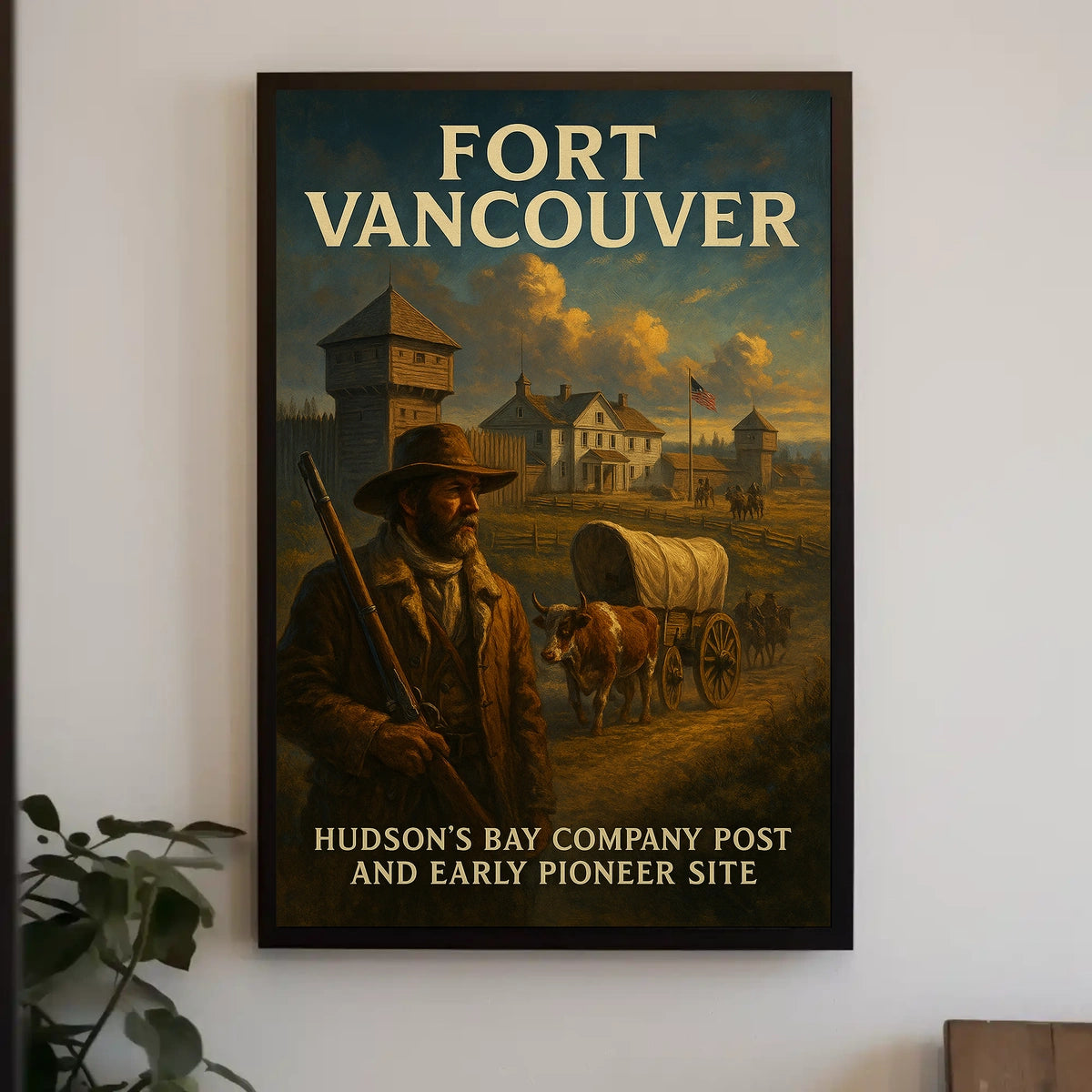 Fort Vancouver HudsonS Bay Company Poster