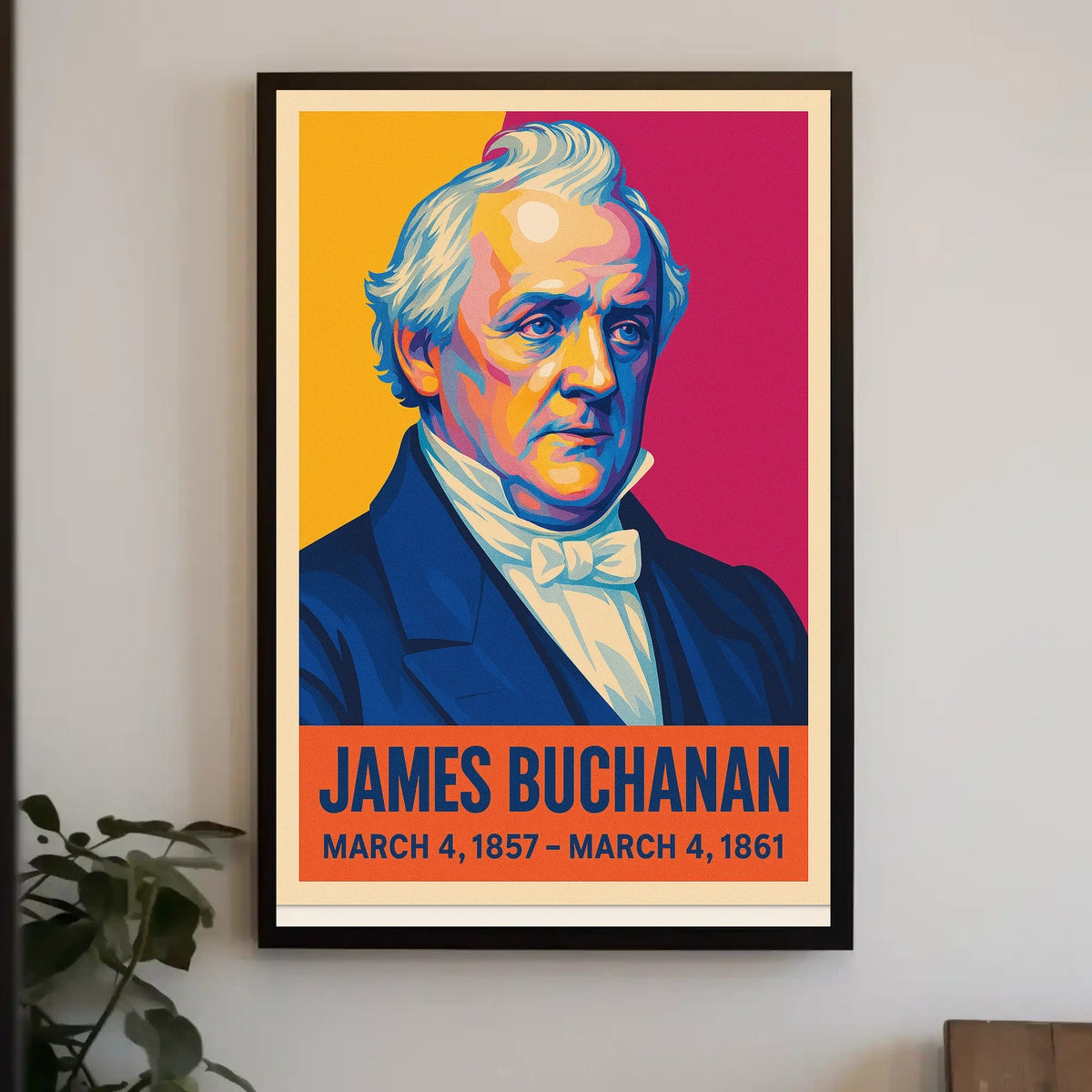 James Buchanan Poster