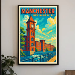 Manchester, New Hampshire Poster