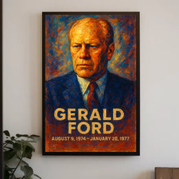 Gerald Ford Presidential Portrait Poster