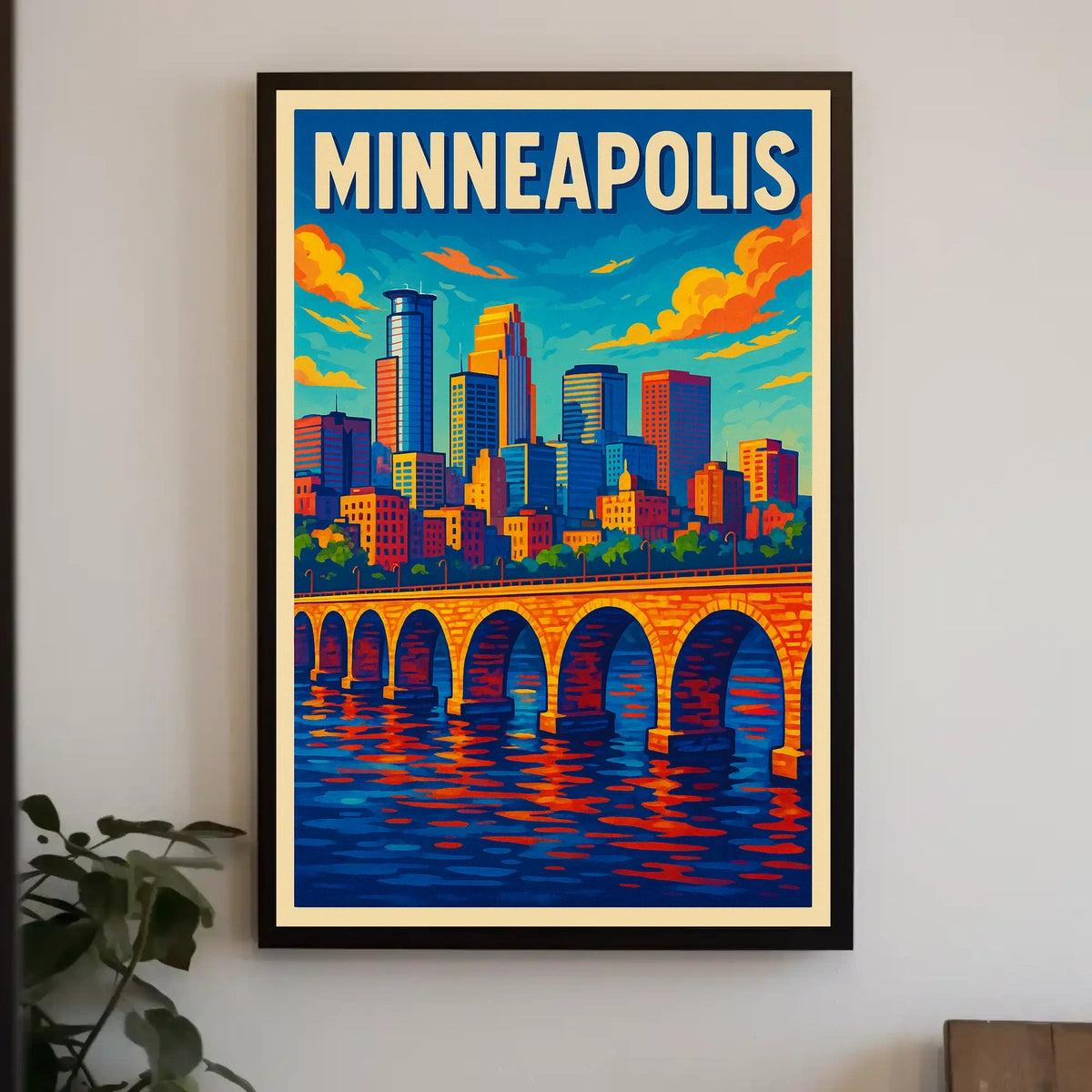 Minneapolis Skyline Poster