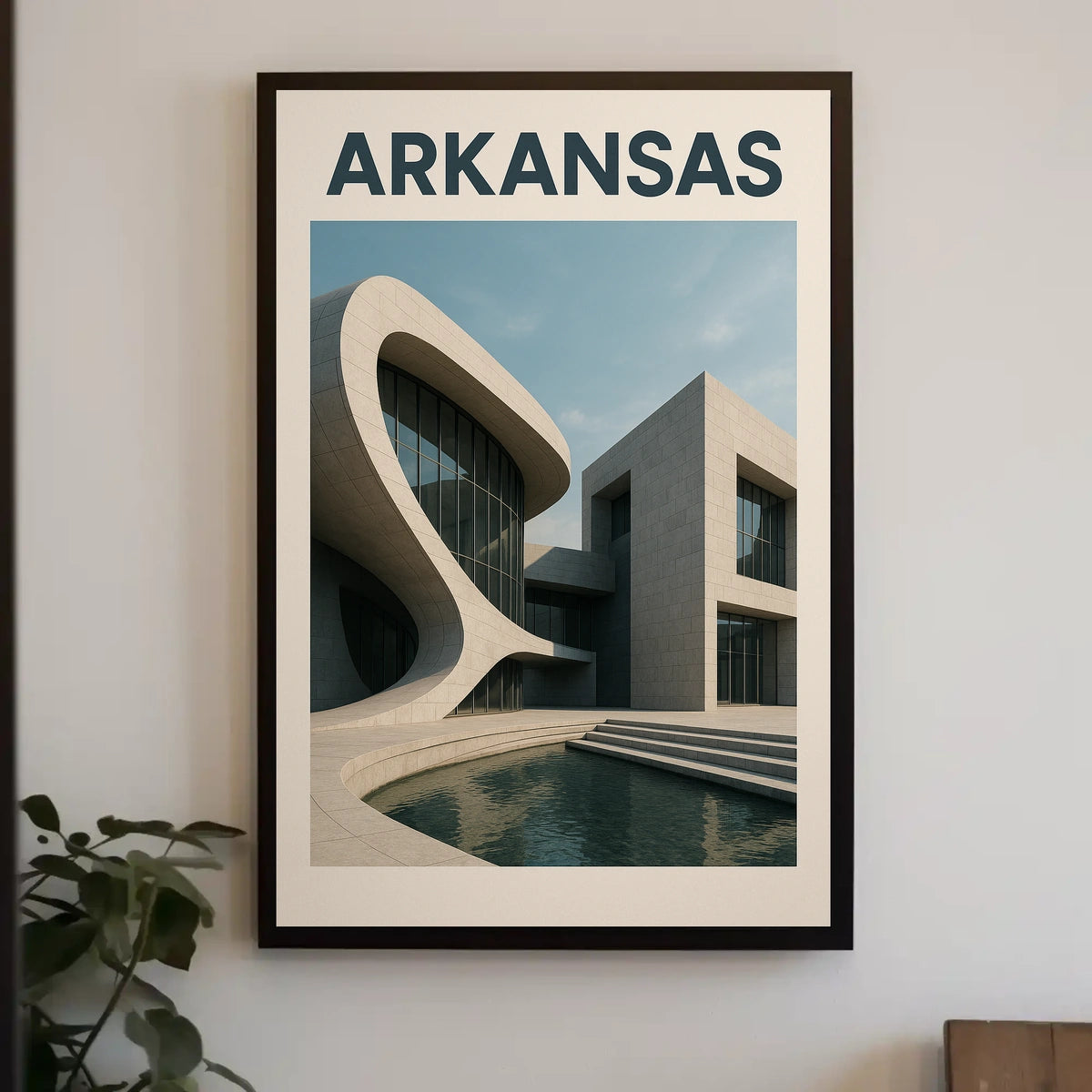 Modern Architecture In Arkansas Modern Poster