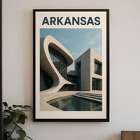 Modern Architecture In Arkansas Modern Poster
